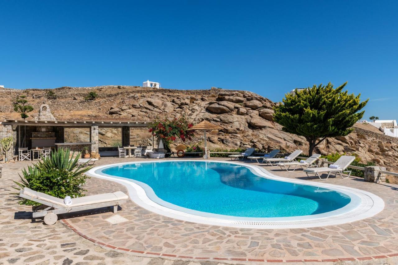 Yalos Mykonos Ornos Pouli Private Apartments W Shared Swimming Pool Mykonos Town Esterno foto
