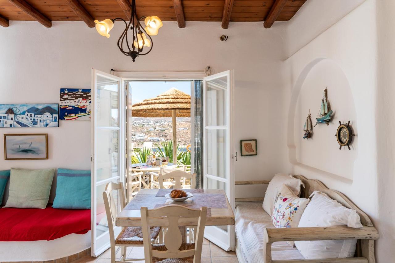 Yalos Mykonos Ornos Pouli Private Apartments W Shared Swimming Pool Mykonos Town Esterno foto