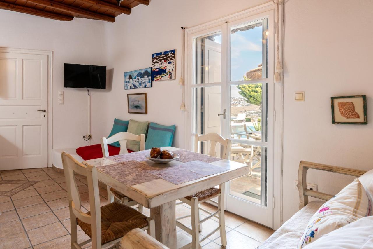 Yalos Mykonos Ornos Pouli Private Apartments W Shared Swimming Pool Mykonos Town Esterno foto