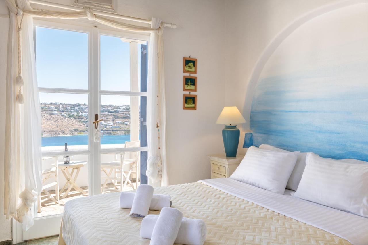 Yalos Mykonos Ornos Pouli Private Apartments W Shared Swimming Pool Mykonos Town Esterno foto