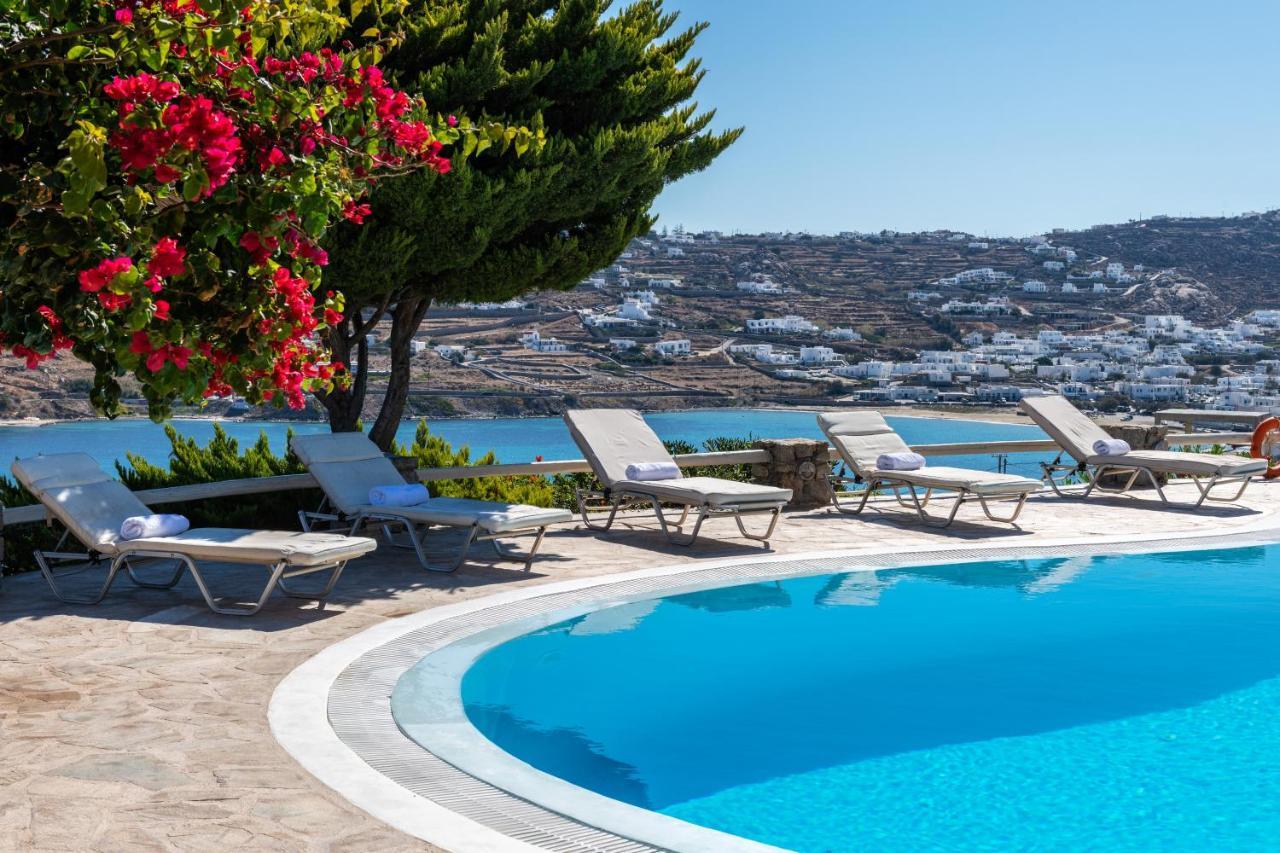 Yalos Mykonos Ornos Pouli Private Apartments W Shared Swimming Pool Mykonos Town Esterno foto